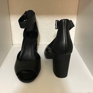 Black block heel sandals - H by Halston